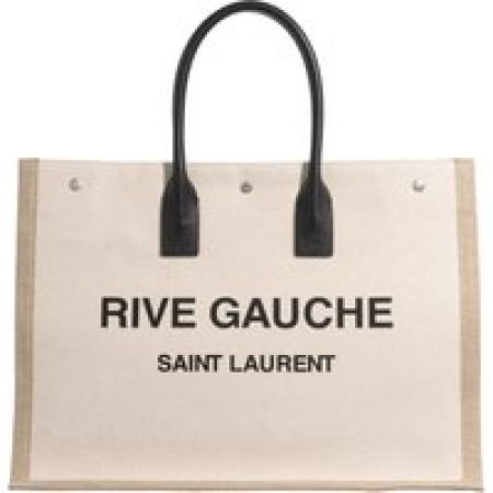 Saint Laurent Totes - Rive Gauche Large Shopper in beige