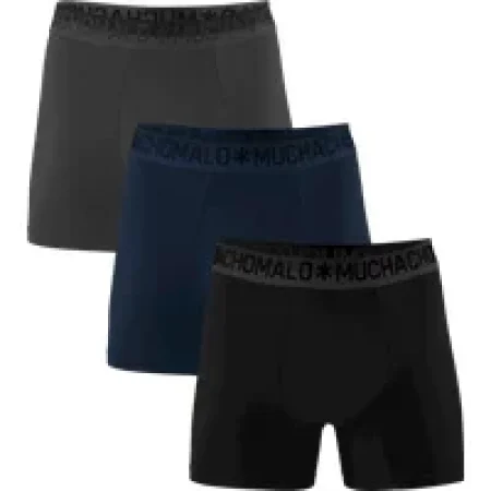 Muchachomalo Heren 3-pack boxershorts effen