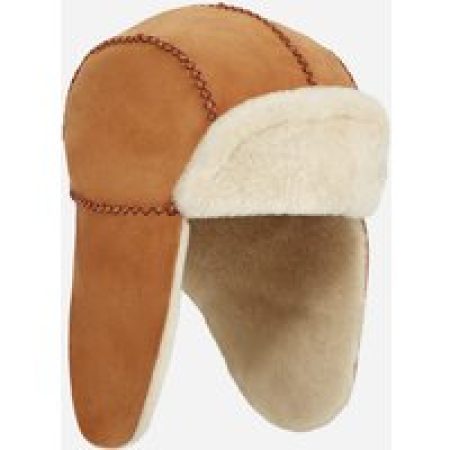 UGG® Sheepskin-muts met oorflappen in Brown