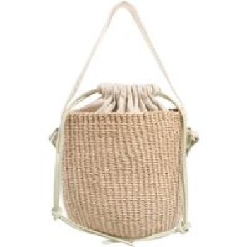 Chloé Bucket bags - Small Woody Basket Bag in beige