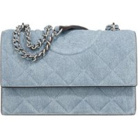 Tory Burch Crossbody bags - Fleming Denim Small Convertible Shoulder Bag in blauw