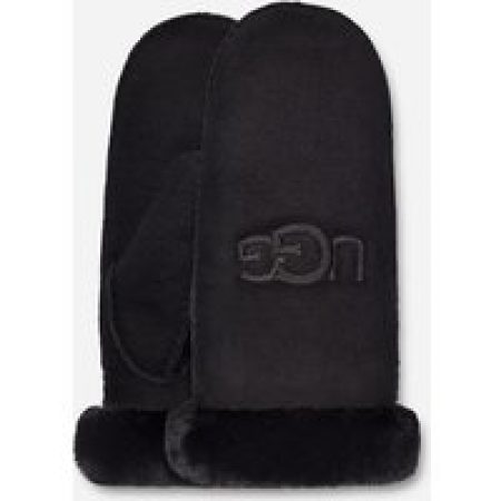 UGG® Shearling Logo Embroidered-want voor dames  in Black