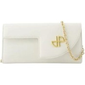 Patou Shoppers - Wallet On Chain - Leather - White in wit