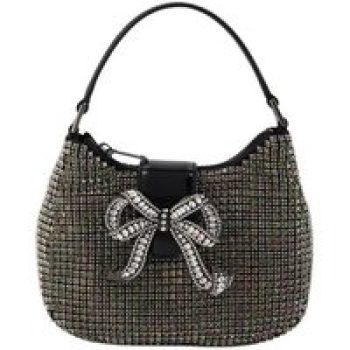 self-portrait Shoppers - Rhinestone Crescent Shoulder Bag - Synthetic - Mul in meerkleurig