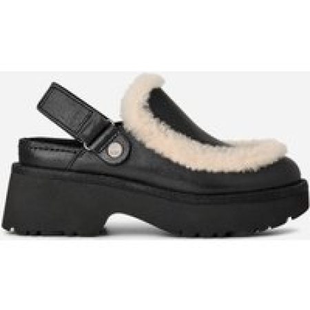 UGG® Esmee Leather-klomp in Black