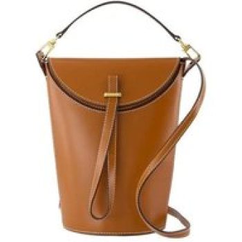 Staud Bucket bags - Phoebe Convertible Bucket Bag - Leather - Brown in bruin