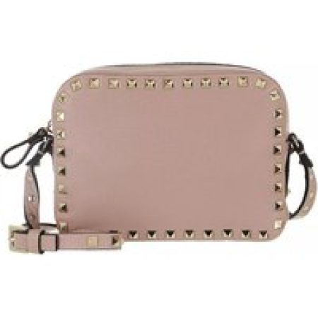 Valentino Garavani Crossbody bags - Rockstud Camera Crossbody Bag in beige