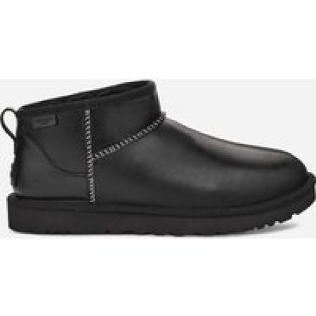 UGG® Classic Ultra Mini Leather Regenerate-laars in Black