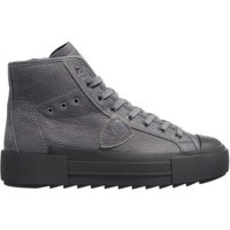 Philippe Model High-Top Sneakers - Paris Haute Mid Woman in donkergrijs