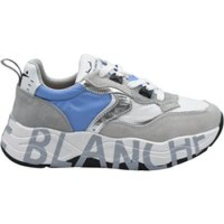 Voile Blanche Low-Top Sneakers - White And Light Blue Accents Sneakers in meerkleurig