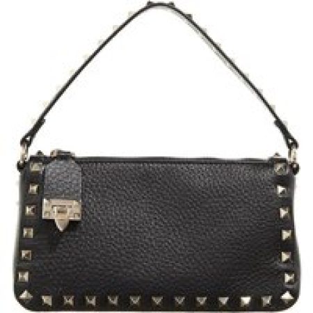 Valentino Garavani Crossbody bags - Small Rockstud Shoulder Bag in zwart