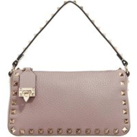 Valentino Garavani Crossbody bags - Small Rockstud Shoulder Bag in poeder roze