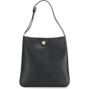 Fabiana Filippi Shoppers - Black Leather Shoulder Bag in zwart