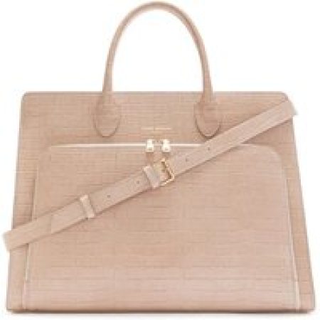 Isabel Bernard Crossbody bags - Isabel Bernard Honoré Nadine Kroko Beige Handtasch in beige