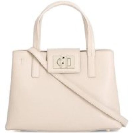 Furla Totes - Pink Pebbled Leather Shopping Bag in beige