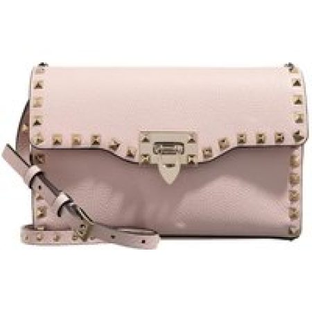 Valentino Garavani Crossbody bags - Small Shoulder Bag Rockstud in poeder roze