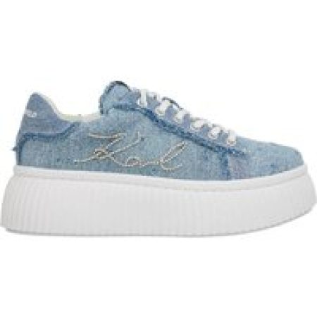 Karl Lagerfeld Low-Top Sneakers - Kreeper Lo Signia Mix Lo Lace in blauw