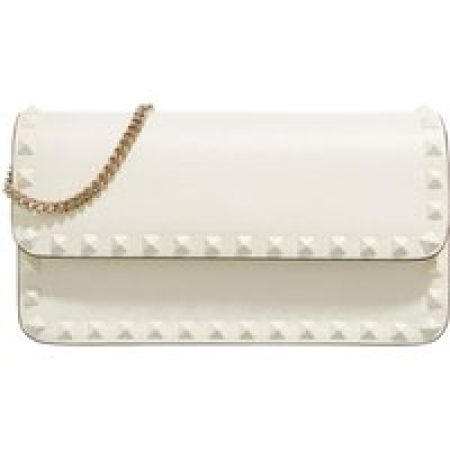 Valentino Garavani Pochettes - Pouch Rockstud in crème