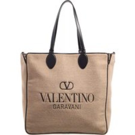 Valentino Garavani Shoppers - Big Tote Bag With Logo in beige