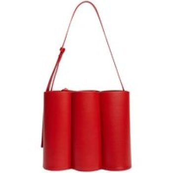 Colville Shoppers - Jelly Leather Shoulder Bag in rood