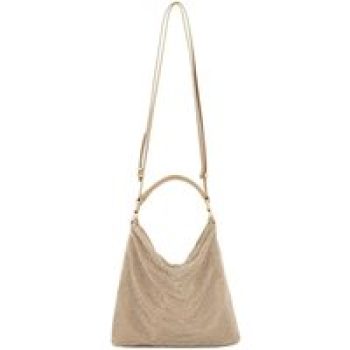 Benedetta Bruzziches Shoppers - Bella Ciao Rhinestone Shoulder Bag in goud