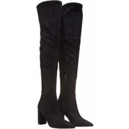 Isabel Bernard Boots & laarzen - Vendôme Fem Suede Stretch Overknee Boots in zwart