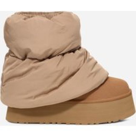 UGG® Classic Mini Dipper Puffer-laars in Beige