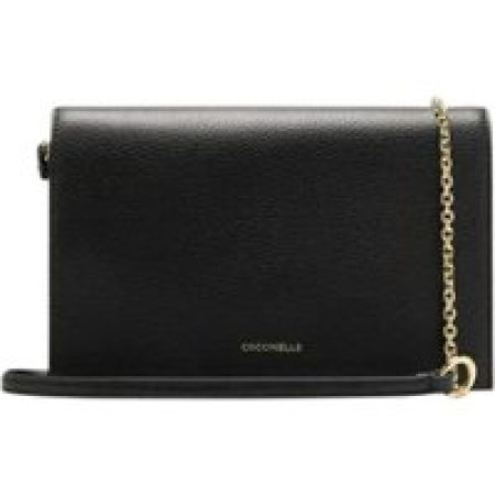 Coccinelle Hobo bags - Black Pebbled Leather Shoulder Bag in zwart
