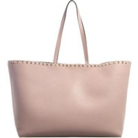 Valentino Garavani Shoppers - Tote Rockstud in taupe