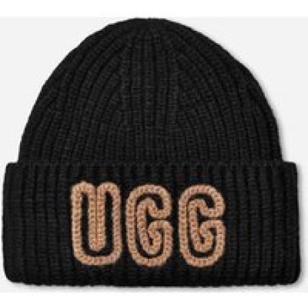 UGG® Chunky Crafted Rib-muts in Black