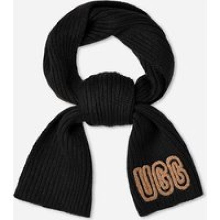 UGG® Chunky Crafted Rib-sjaal in Black