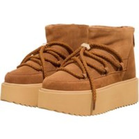 INUIKII Boots & laarzen - Classic Low Platform in bruin