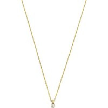 Isabel Bernard Kettingen - De la Paix Céline 14 karat necklace  diamond 0.05 in gold