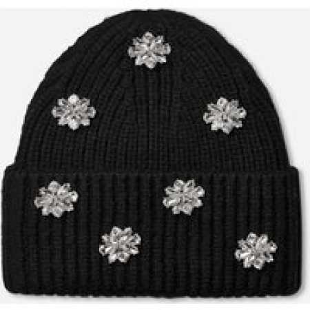 UGG® Embellished Knit Cuff-muts in Black