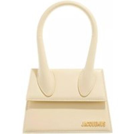 Jacquemus Totes - Le Chiquito Moyen Top Handle Bag Leather in crème