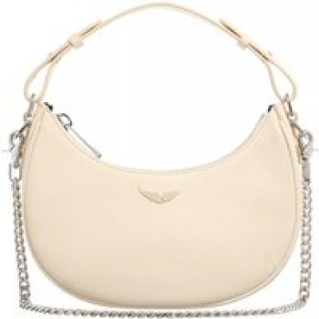 Zadig & Voltaire Hobo bags - Moonrock Grained Leather in crème