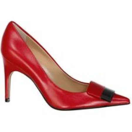 sergio rossi Hoge hakken - Leather Pumps in rood