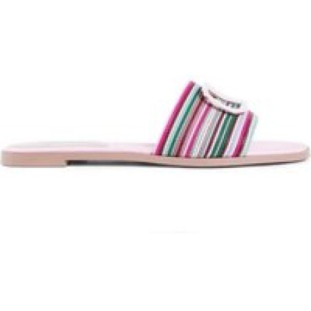 Valentino Garavani Sandalen - V Logo Signature Slides in roze