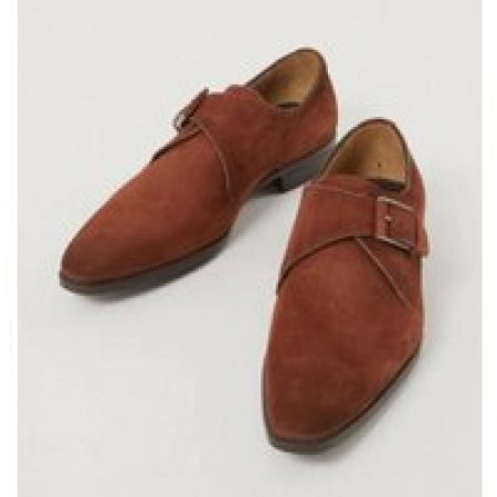 Giorgio 38201 suede gesp schoen in cognac kleur