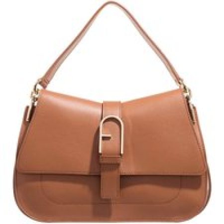 Furla Satchels - Furla Flow M Top Handle in cognac