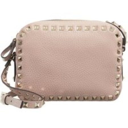 Valentino Garavani Crossbody bags - Rockstud Camera Crossbody Bag in taupe