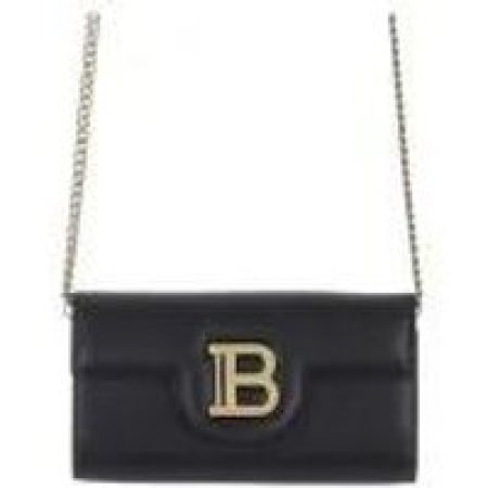 Balmain Hobo bags - Foldover Black Shoulder Bag in zwart