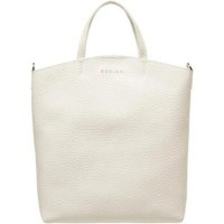 Orciani Shoppers - Leather shopper 'Ladylike S' in wit