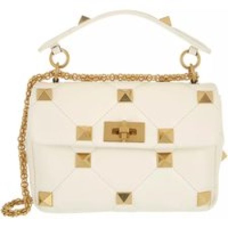 Valentino Garavani Crossbody bags - Roman Stud Medium Crossbody Bag Leather Rose in crème