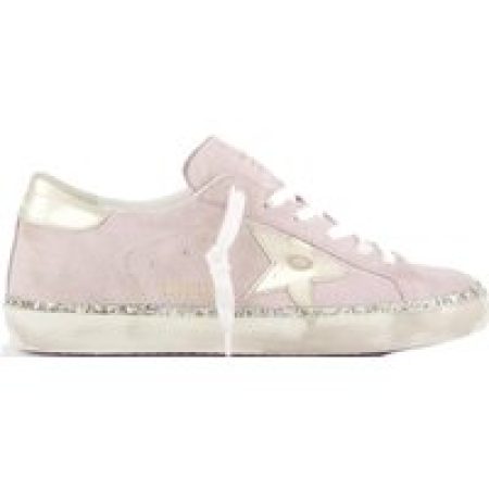 Golden Goose Low-Top Sneakers - Dames Super-Star Sneaker Roze in wit