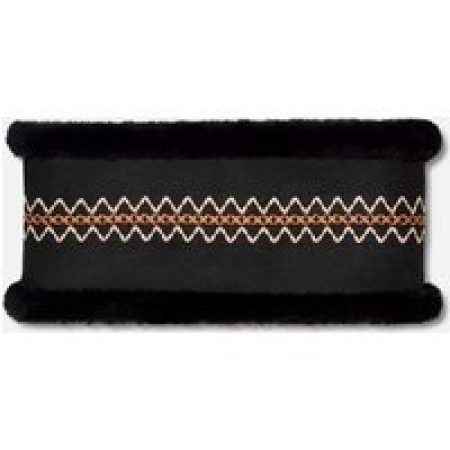 UGG® Atherson Embroidered-hoofdband in Black