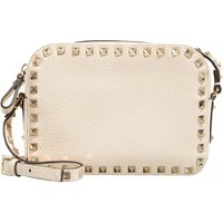 Valentino Garavani Crossbody bags - Rockstud Camera Crossbody Bag in crème