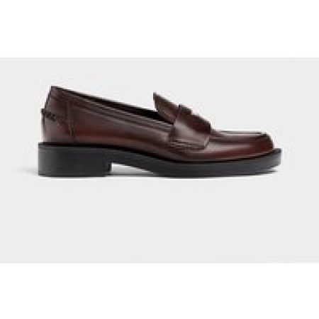 Stradivarius Loafer met wreefband  Donkerrood 35