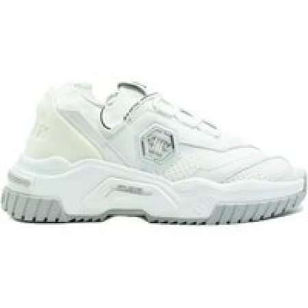 Philipp Plein Low-Top Sneakers - White Lace-Up Sneakers in wit