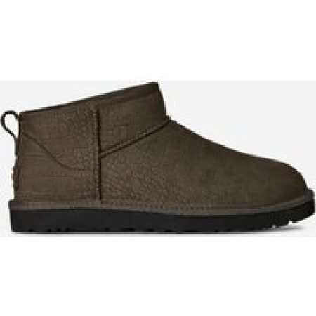 UGG® Classic Ultra Mini Embossed laars in Dense Smoke